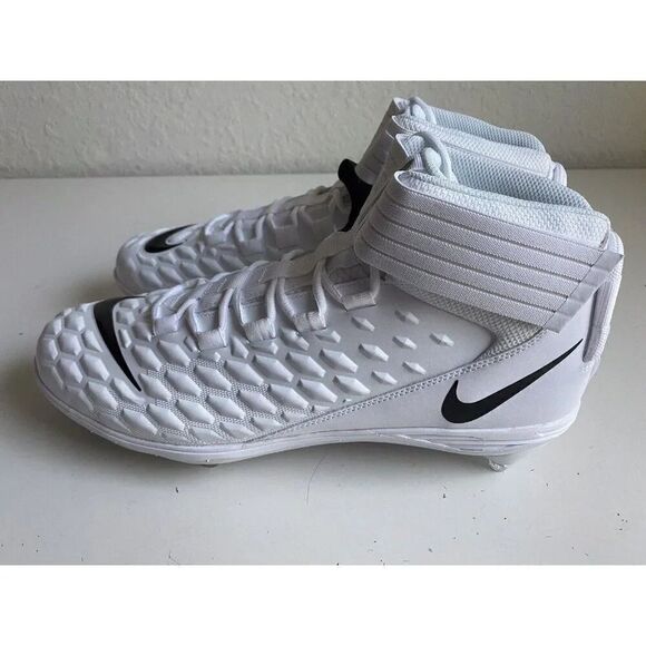 Nike Force Savage Pro 2 Detachable Football Cleats White BV3981-100 Men’s Sz 16 - Picture 6 of 10